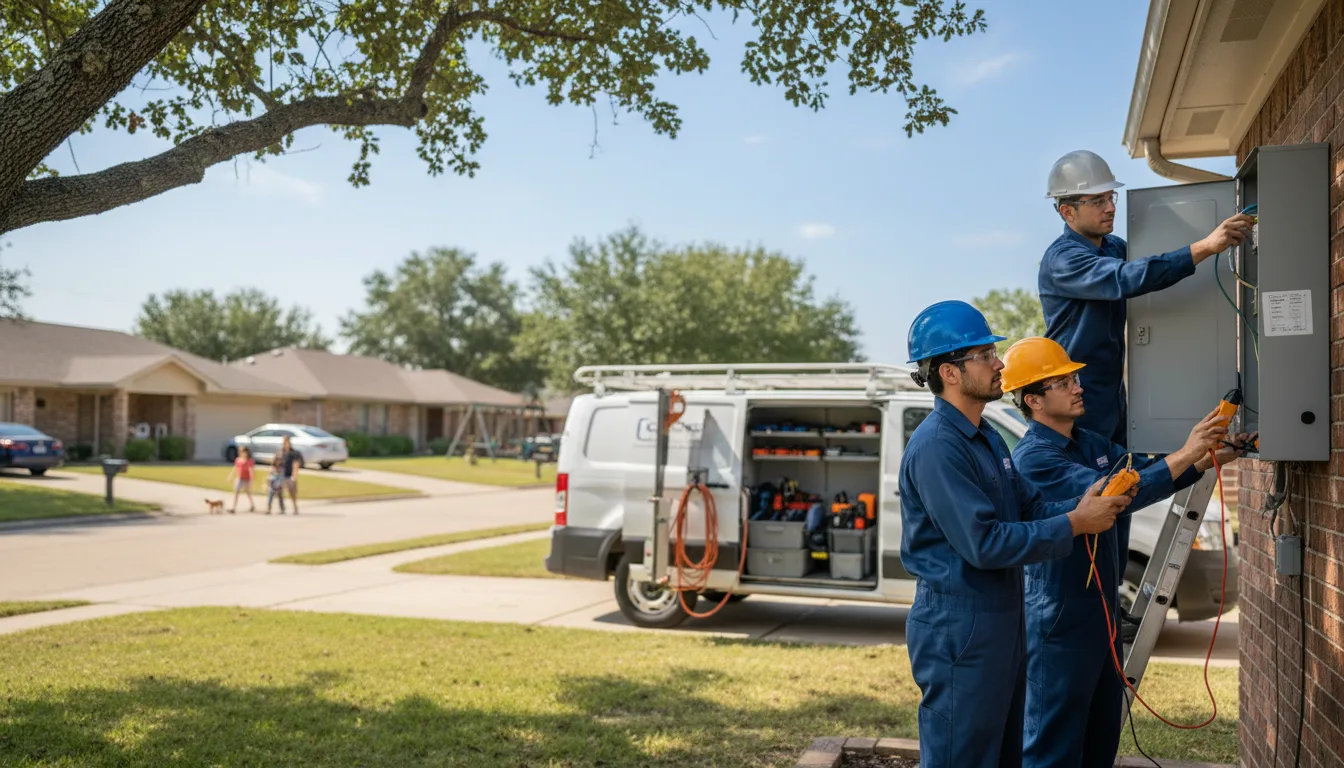 Certified electrician providing emergency electrical services in Bozman, MD
